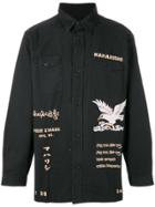 Maharishi Front Eagle Printed Shirt - Black