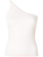 Unravel Project One Shoulder Top - Pink & Purple