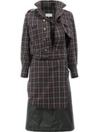 Maison Margiela Deconstructed Plaid Dress - Black