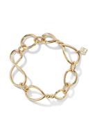 David Yurman 18kt Yellow Gold Continuance Chain 18mm Bracelet - 88