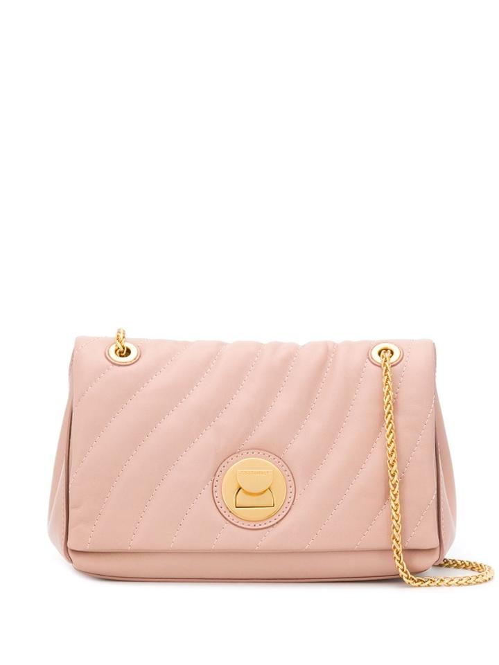 Coccinelle Quilted Cross-body Bag - Pink