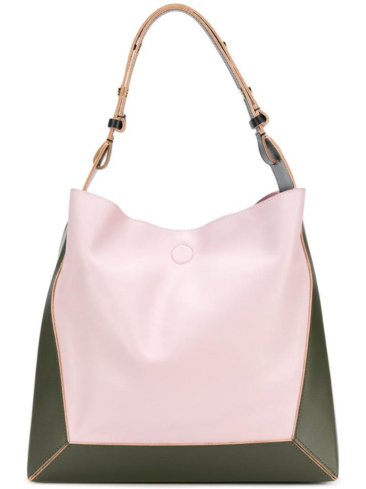 Marni Colour Block Tote - Pink & Purple