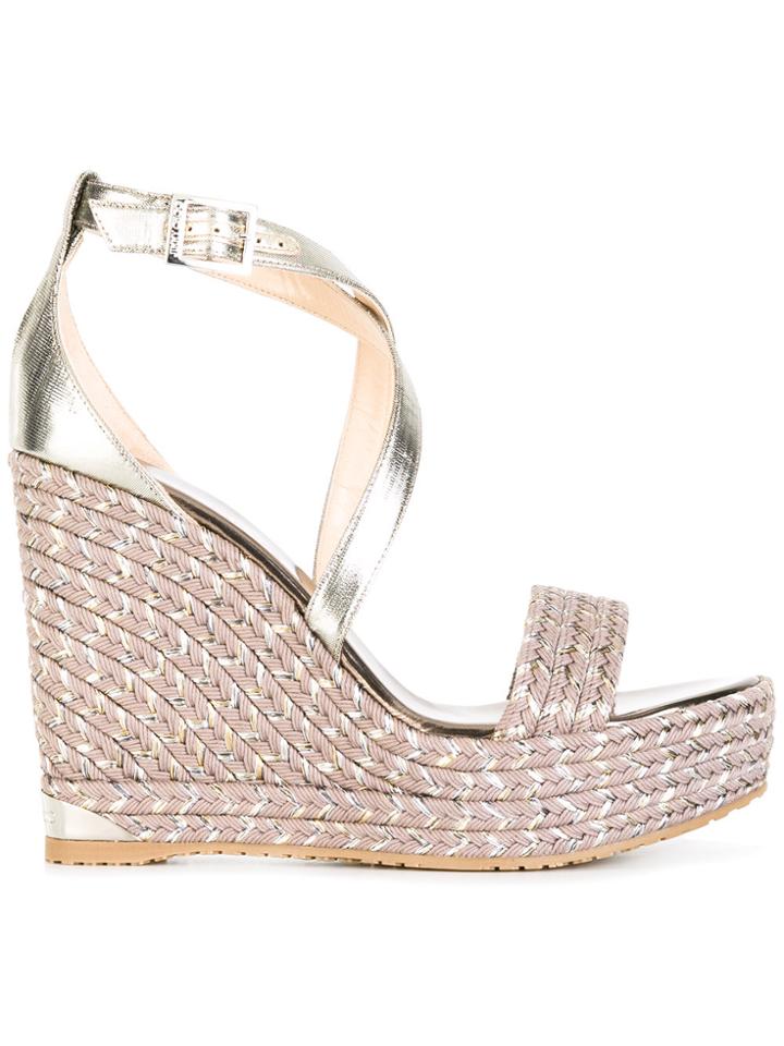 Jimmy Choo Portia 120 Sandals - Grey
