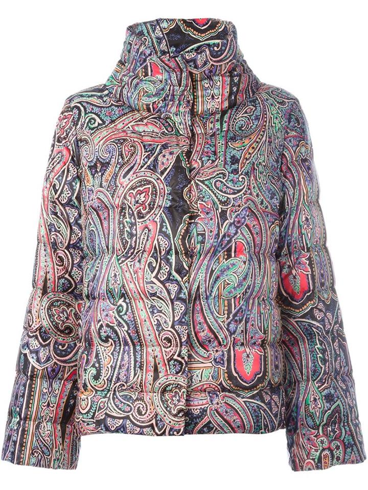 Etro Paisley Print Puffer Jacket