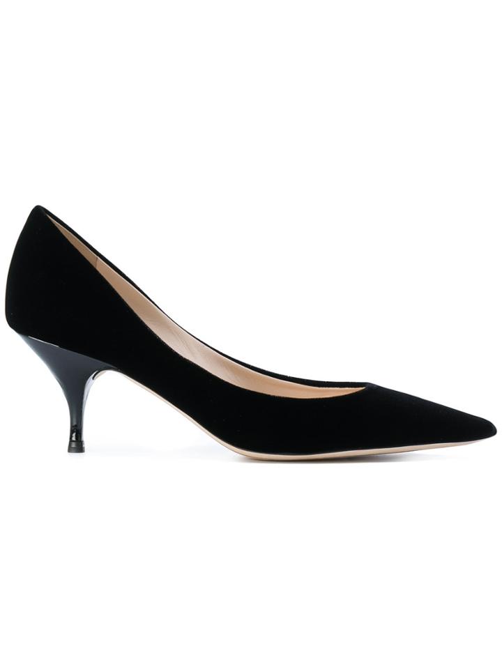 Nina Ricci Kitten Heel Pumps - Black