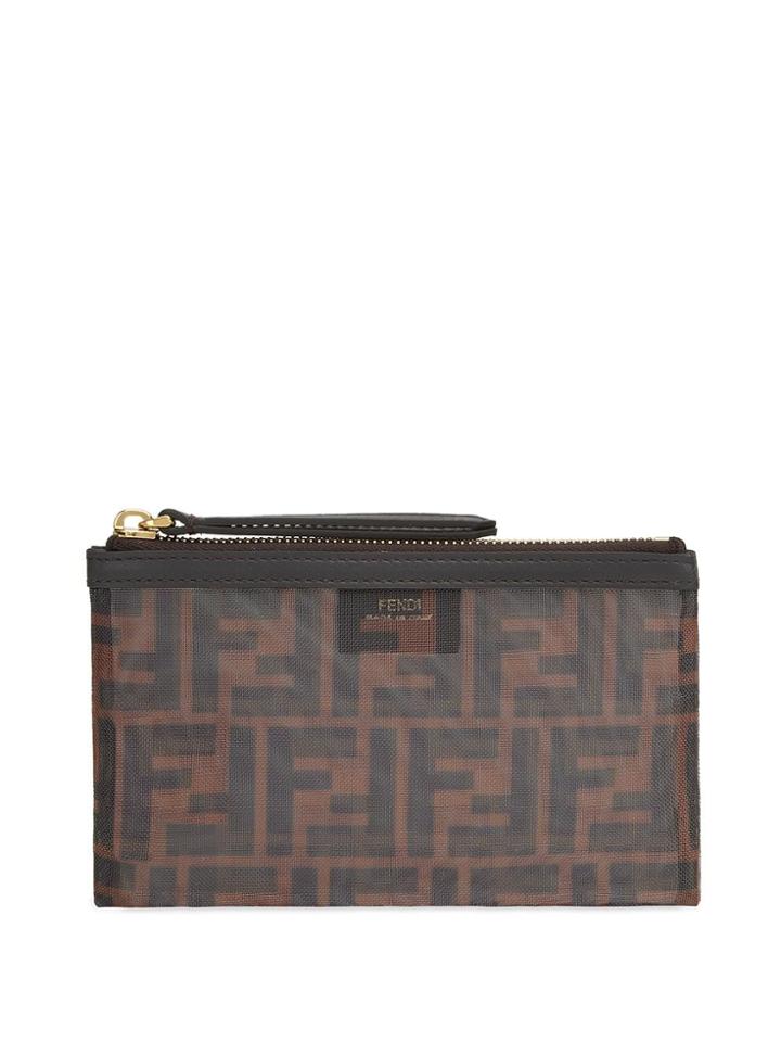 Fendi Small Ffreedom Pouch - Brown
