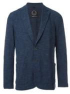 Tonello Two Button Blazer, Men's, Size: Xl, Blue, Cotton/polyamide/spandex/elastane