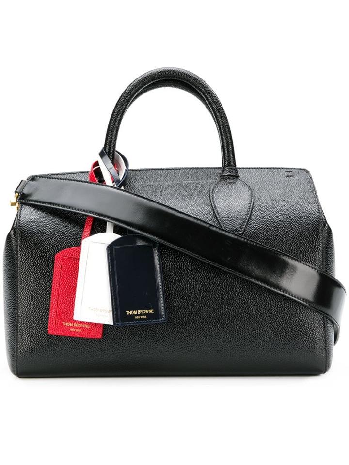 Thom Browne 3-tag Double-handle Bag - Black