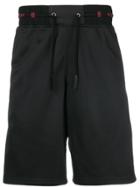 Givenchy Logo Waistband Track Shorts - Black