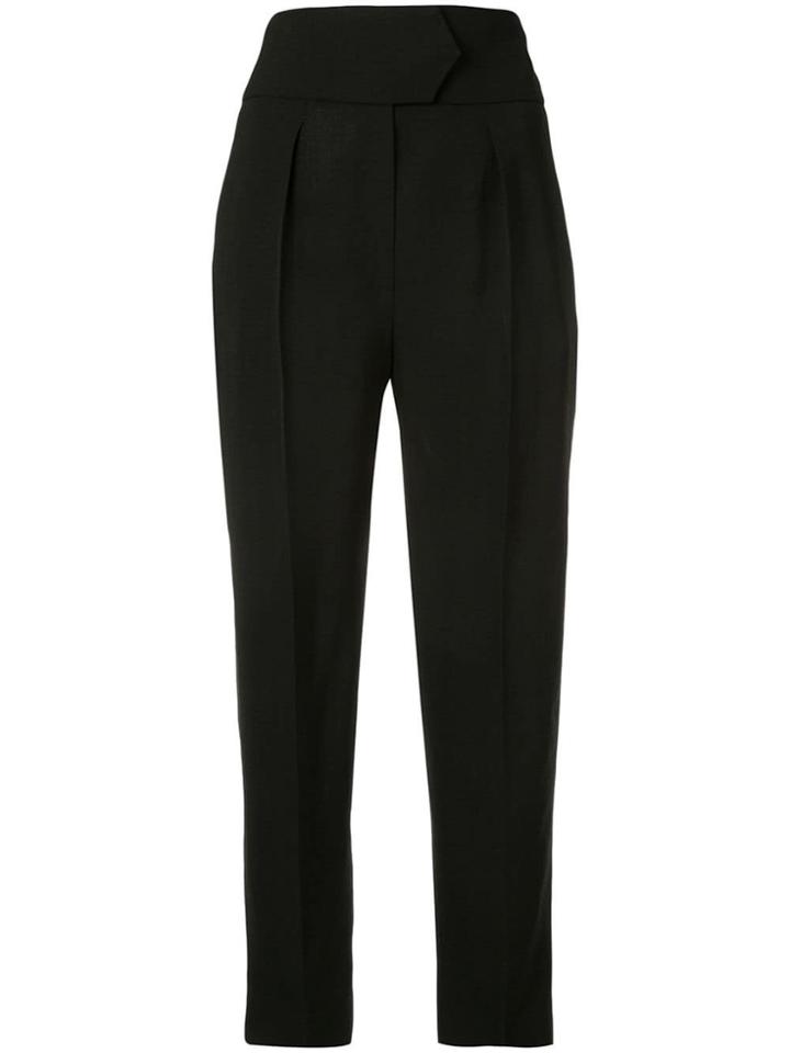 Petar Petrov Helma High-waisted Tailored Trousers - Black