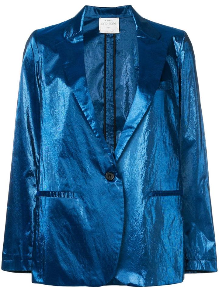 Forte Forte Blazer Jacket - Blue