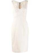 Dolce & Gabbana Vintage Gathered Details Slim Dress - Neutrals