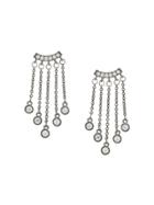 Federica Tosi Crystal Embellished Earrings - Metallic