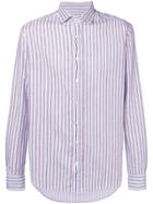 Etro Stitched Stripe Print Shirt - White