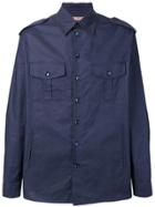 Obvious Basic Chest Pocket Shirt - Blue