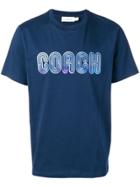 Coach Embroidered Logo T-shirt - Blue