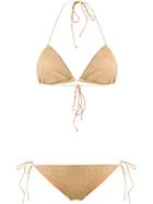 Oseree Glitter Bikini - Gold