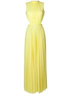 Alexander Mcqueen Open Back Evening Gown - Yellow & Orange