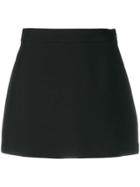 Valentino Straight Mini Skirt - Black