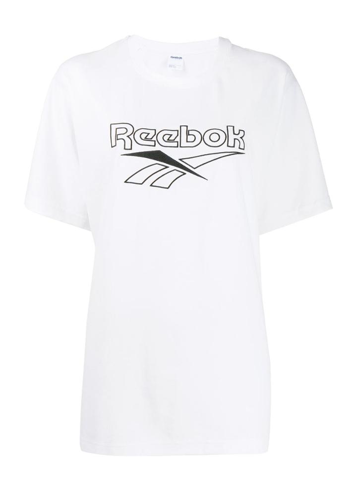 Reebok Logo Print Jersey T-shirt - White