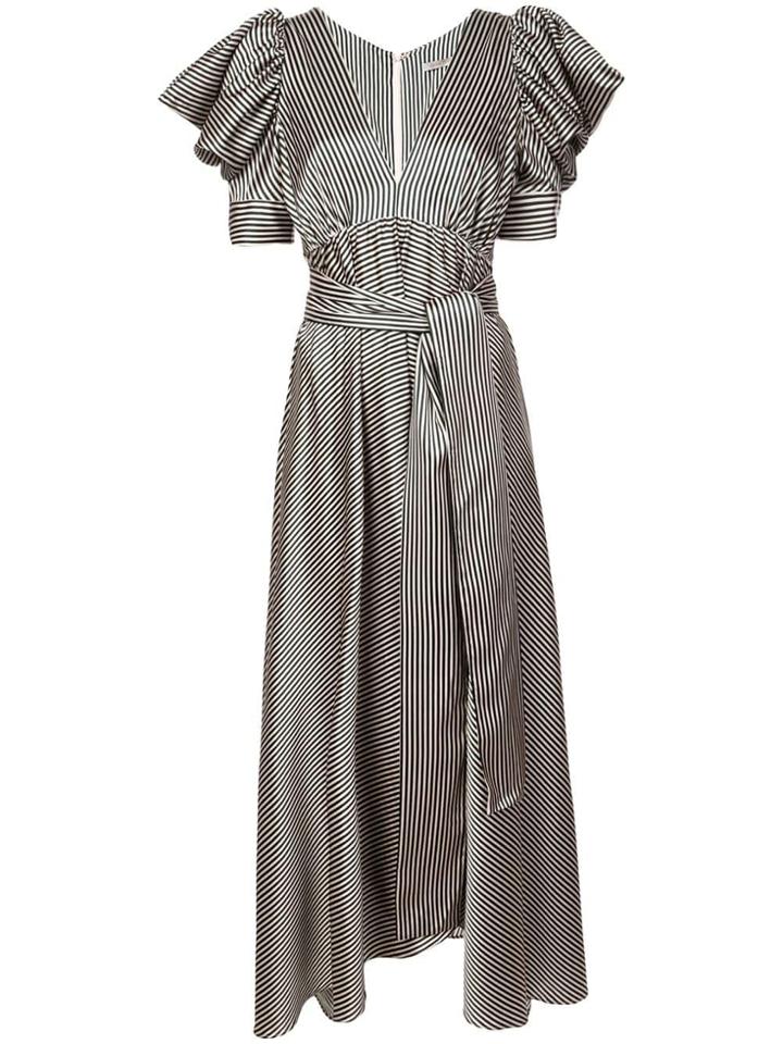 Silvia Tcherassi Pinstripe Dress - Black