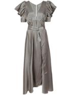 Silvia Tcherassi Pinstripe Dress - Black