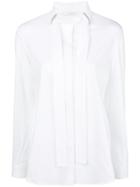 Fabiana Filippi Belted Collar Shirt - White
