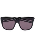 Balenciaga Eyewear Square Sports-style Sunglasses - Black