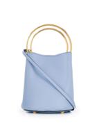 Marni Pannier Hoop Bracelet Tote Bag - Blue