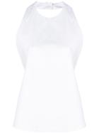 Jil Sander Low Back Blouse - White