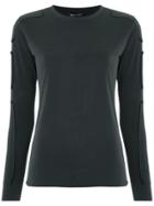 Uma Raquel Davidowicz Panels Top - Black