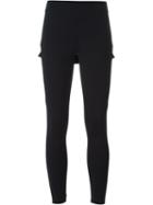 Sàpopa Back Panel Leggings, Women's, Size: Small, Black, Polyamide/spandex/elastane