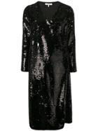Ganni Sonora Sequin Dress - Black