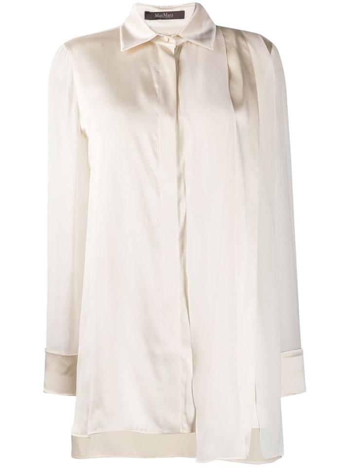 Max Mara Overlay Shirt - Neutrals