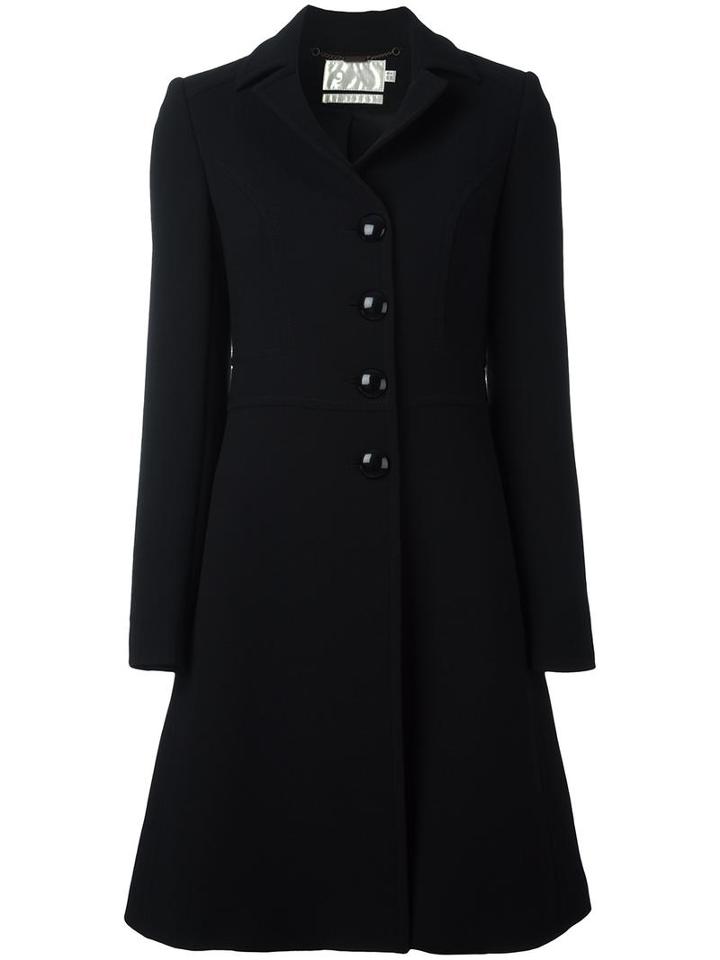 Goat 'dorchester' Coat, Women's, Size: 10, Black, Wool/acetate/polyester