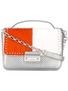 Cavalli Class - Mini Satchel - Women - Calf Leather/pony Fur - One Size, Grey, Calf Leather/pony Fur
