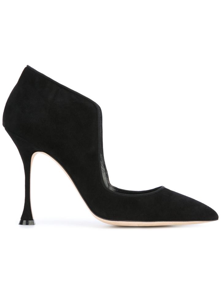 Manolo Blahnik Espedal Pumps - Black