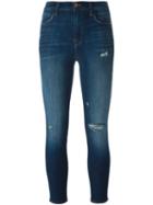 J Brand 'alana' High-rise Cropped Jeans, Women's, Size: 29, Blue, Cotton/polyester/spandex/elastane