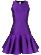 Maison Rabih Kayrouz Short Peplum Dress - Purple