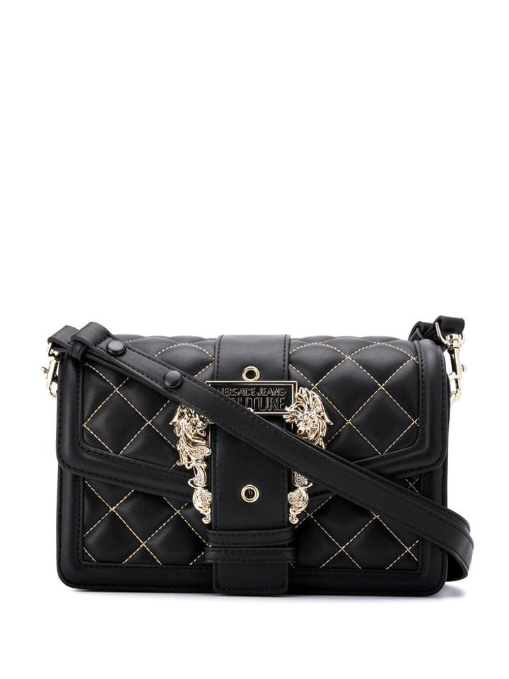 Versace Jeans Couture Quilted Shoulder Bag - Black