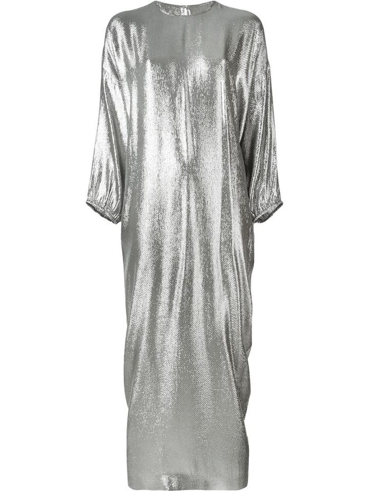 Alessandra Rich Metallic Evening Dress