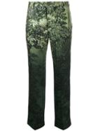 F.r.s For Restless Sleepers Low Rise Printed Trousers - Green