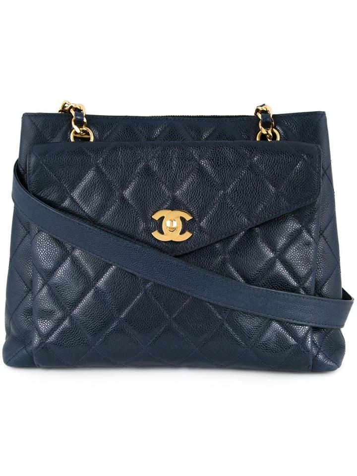 Chanel Vintage Quilted Shoulder Tote