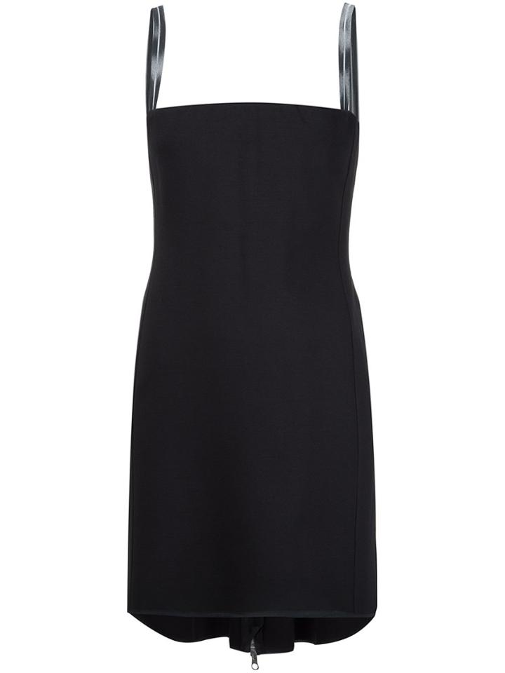 Musée Rear Zip Mini Dress - Black