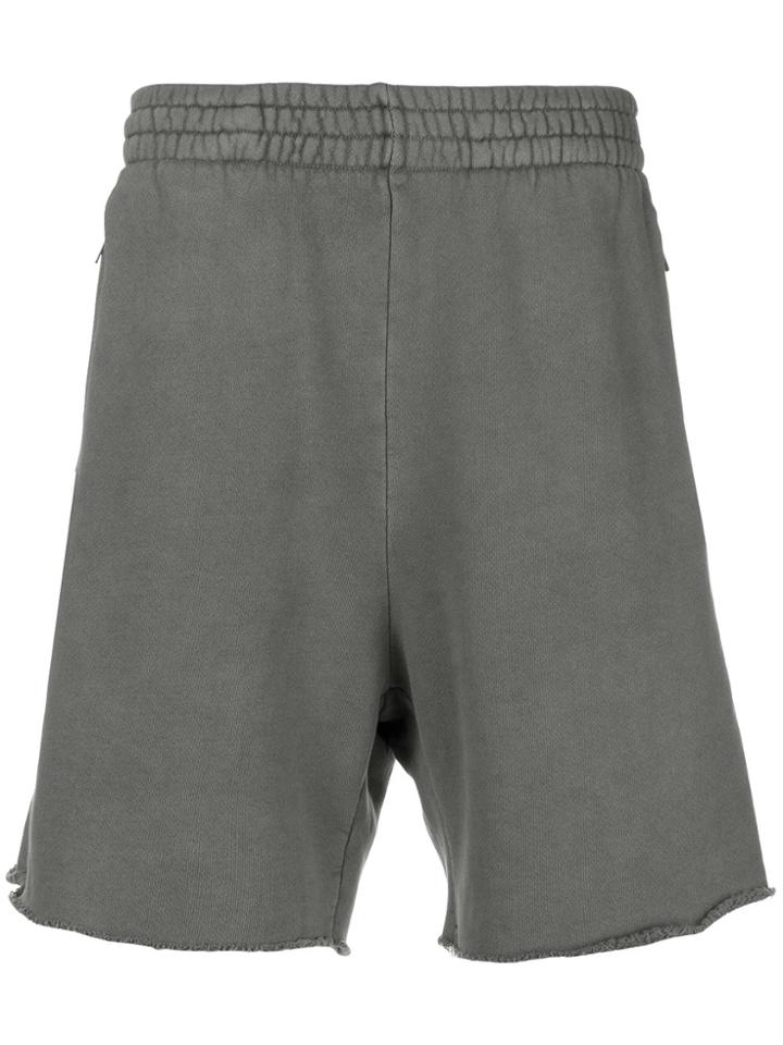 Yeezy High Waisted Track Shorts - Green