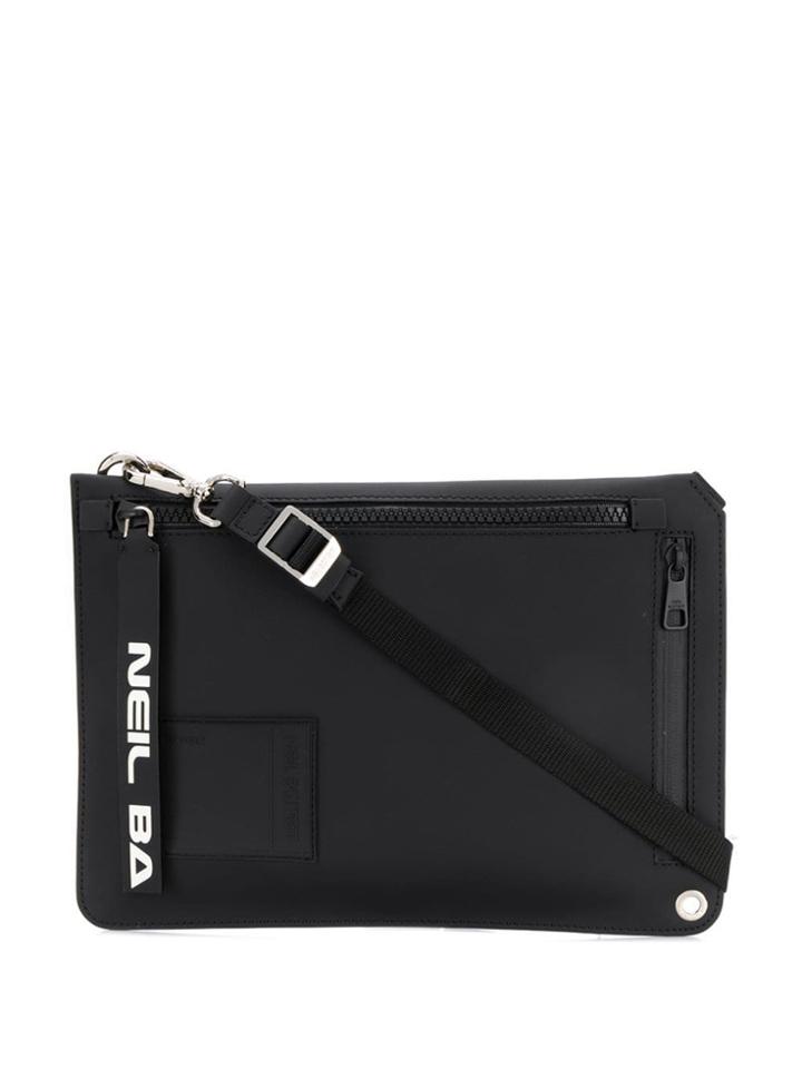 Neil Barrett Zipped Crossbody Bag - Black