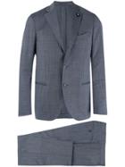 Lardini Slim Cut Two-piece Suit - Blue