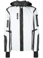 Puma Zipped Hooded Jacket, Adult Unisex, Size: Large, White, Polyamide/spandex/elastane