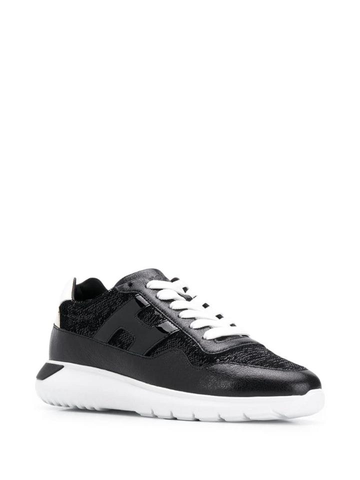 Hogan Sequin Embellished Sneakers - Black
