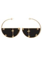 Aurelie Bidermann 'bianca' Onyx Hoop Earrings